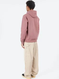 Online - Hooded Chase Sweatshirt in Dusky Pink Sweatshirts