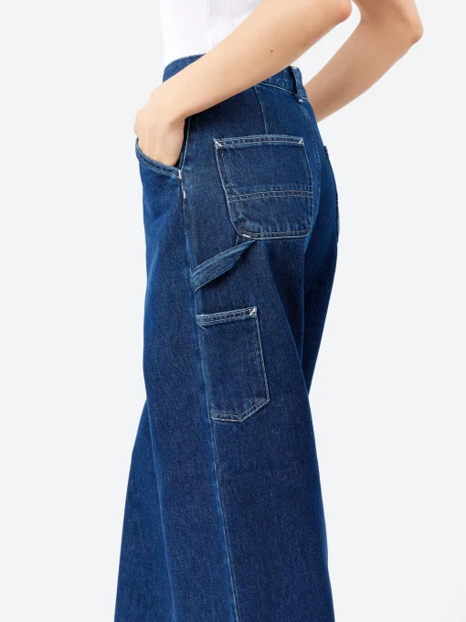 Clearance - Jens Pant in Blue Stone Wash Women Pants | Overalls & Jumpsuits