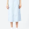 Sale - Jet Cargo Skirt in Air Sky Women Skirts