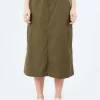 Fashion - Jet Cargo Skirt in Turtle Olive Women Skirts