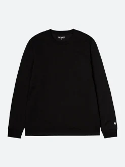 Online - L/S Base T-Shirt in Black/White T-Shirts