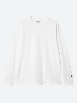 Fashion - L/S Base T-Shirt in White/Black T-Shirts