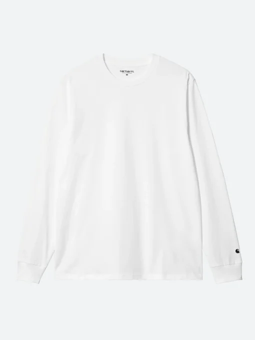 Fashion - L/S Base T-Shirt in White/Black T-Shirts
