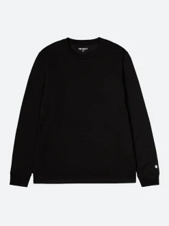 Online - L/S Base T-Shirt in Black/White T-Shirts