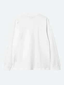 Fashion - L/S Base T-Shirt in White/Black T-Shirts