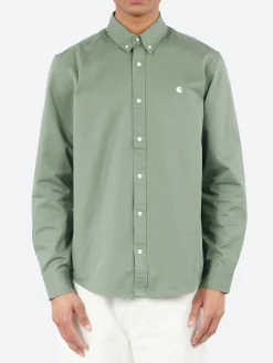 Fashion - L/S Madison Shirt in Park Green Button-Ups
