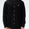 Outlet - L/S Madison Cord Shirt in Black/Wax Button-Ups