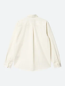 New - L/S Madison Fine Cord Shirt in Wax/Black Button-Ups