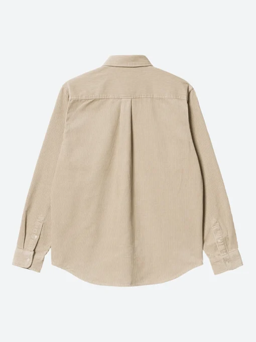 Clearance - L/S Madison Cord Shirt in Wall and Black Button-Ups