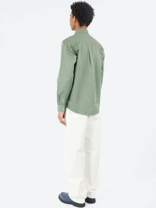 Fashion - L/S Madison Shirt in Park Green Button-Ups