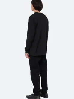 Discount - L/S Pocket T-Shirt in Black T-Shirts