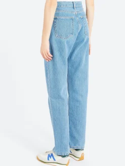 Clearance - Noxon Pant in Blue Stone Bleached Women Pants | Denim