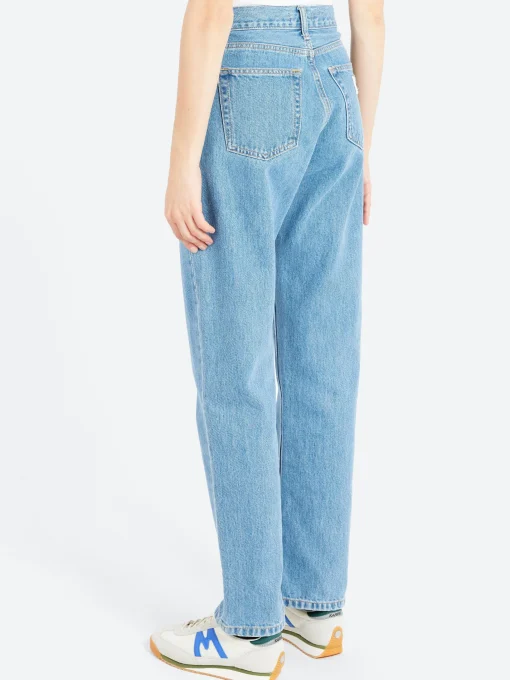 Clearance - Noxon Pant in Blue Stone Bleached Women Pants | Denim
