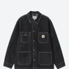 Clearance - OG Chore Coat in Black Heavy Stone Wash Outerwear