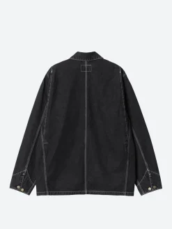 Clearance - OG Chore Coat in Black Heavy Stone Wash Outerwear