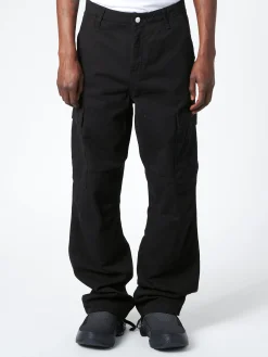 Discount - Regular Cargo Pant in Black Rinse Pants