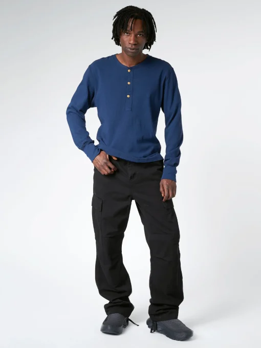Discount - Regular Cargo Pant in Black Rinse Pants