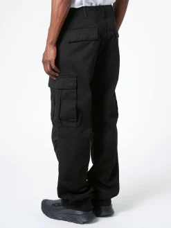 Discount - Regular Cargo Pant in Black Rinse Pants