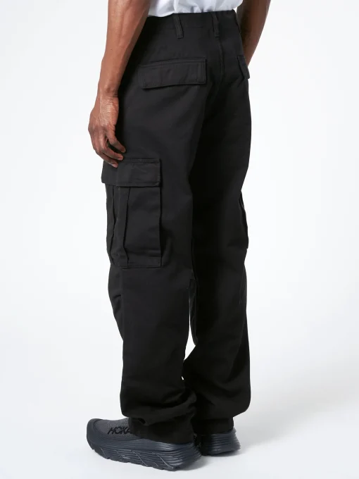 Discount - Regular Cargo Pant in Black Rinse Pants