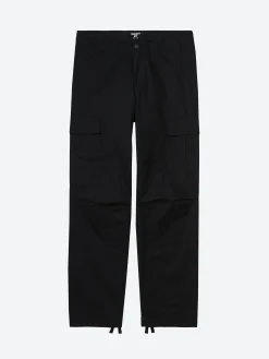 Clearance - Regular Cargo Pant in Black Rinse Pants