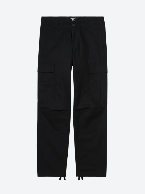 Clearance - Regular Cargo Pant in Black Rinse Pants