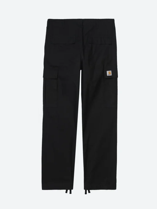 Clearance - Regular Cargo Pant in Black Rinse Pants