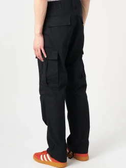 Clearance - Regular Cargo Pant in Black Rinse Pants