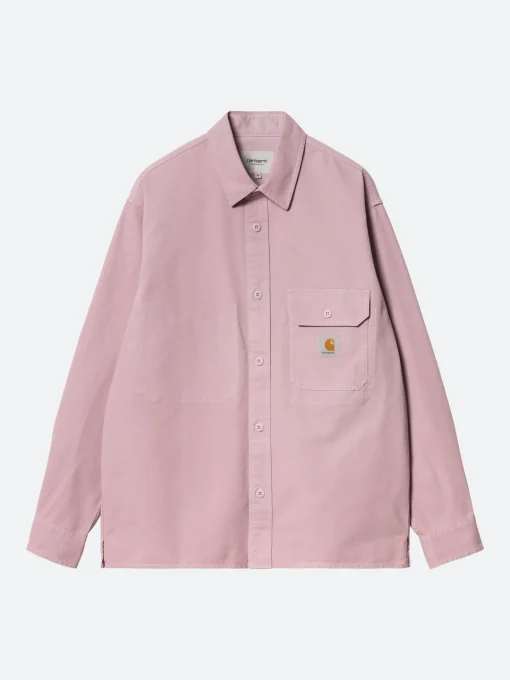 Online - Reno Shirt Jac in Hortensia Pink Outerwear