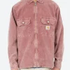 Discount - Reynold Shirt Jacket in Dusky Pink Outerwear