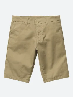 Clearance - Sid Short in Leather (Beige) Shorts