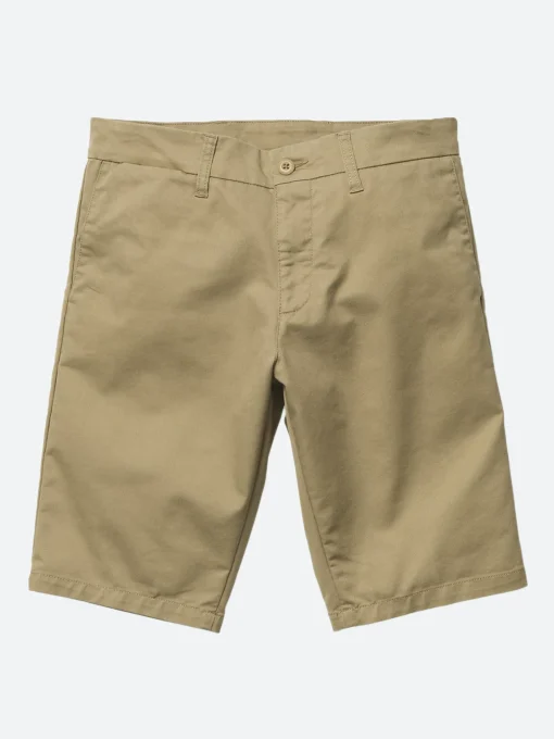 Clearance - Sid Short in Leather (Beige) Shorts