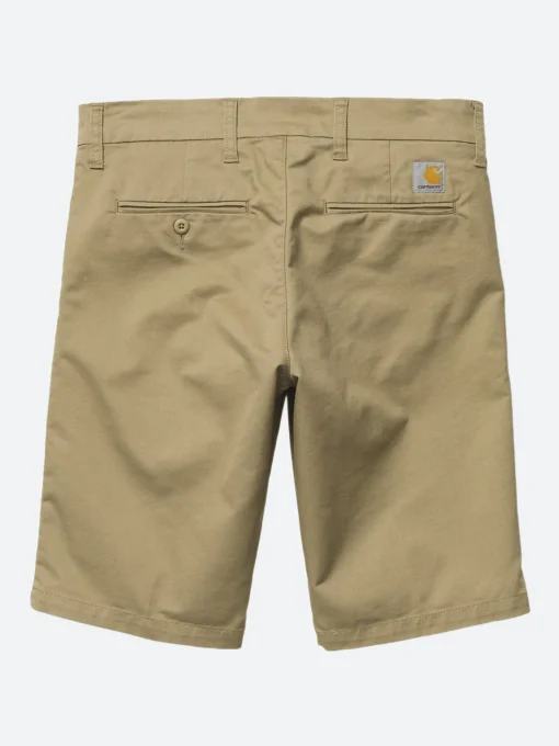 Clearance - Sid Short in Leather (Beige) Shorts