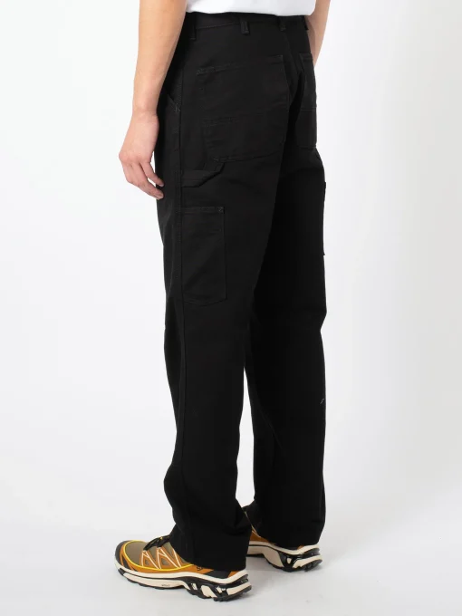 Sale - Single Knee Pant in Black Rinse Pants