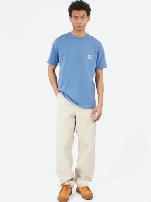 Clearance - Single Knee Pant in Fleur De Sel Pants