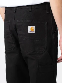 Sale - Single Knee Pant in Black Rinse Pants