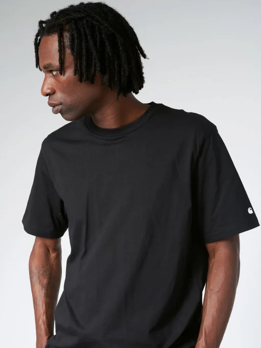New - S/S Base Tee in Black/White T-Shirts