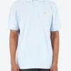 New - S/S Chase Pique Polo in Air Sky Polos