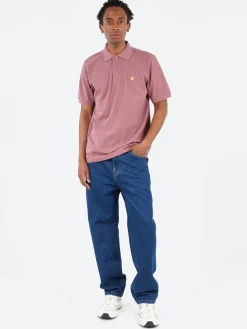 Best - S/S Chase Pique Polo in Dusky Pink Polos