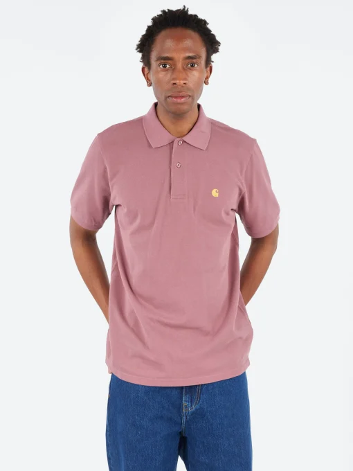 Best - S/S Chase Pique Polo in Dusky Pink Polos