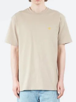 Hot - S/S Chase T-Shirt in Dusky Beige T-Shirts