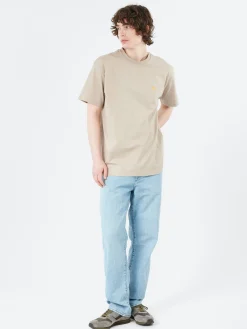 Hot - S/S Chase T-Shirt in Dusky Beige T-Shirts