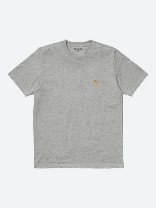 Fashion - S/S Chase T-Shirt in Grey Heather/Gold T-Shirts