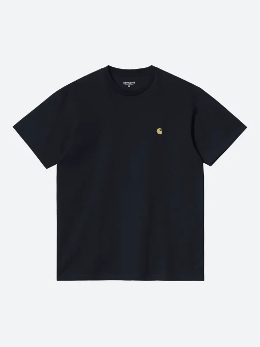 Sale - S/S Chase T-Shirt in Dark Navy/Gold T-Shirts