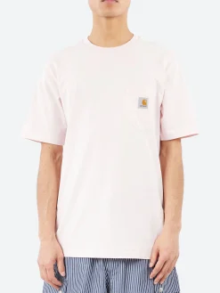 Sale - S/S Pocket T-Shirt in Air Pink T-Shirts