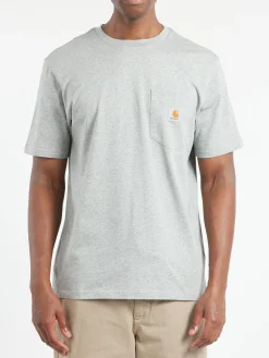 Fashion - S/S Pocket T-Shirt in Grey Heather T-Shirts