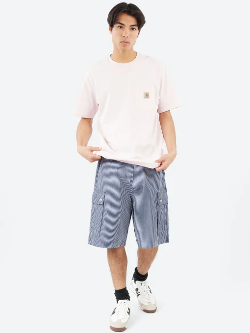 Sale - S/S Pocket T-Shirt in Air Pink T-Shirts