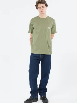 Best - S/S Pocket T-Shirt in Dollar Green T-Shirts