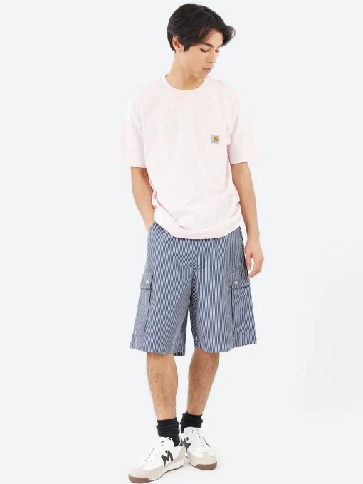 Sale - S/S Pocket T-Shirt in Air Pink T-Shirts