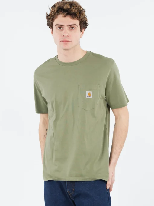 Best - S/S Pocket T-Shirt in Dollar Green T-Shirts