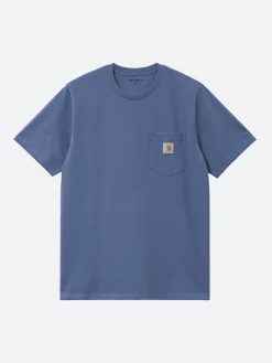 Outlet - S/S Pocket T-Shirt in Blue Iris T-Shirts